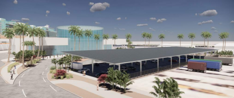 Royal Caribbean Group to Open the World's First Zero-Energy Cruise Terminal at Galveston (Image at LateCruiseNews.com - October 2022)