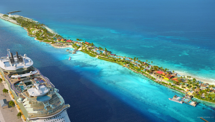 March 2023 – Opening 2025, Royal Caribbean International’s first Royal Beach Club destination experience is moving forward with approval from The Bahamas. The 17-acre Royal Beach Club at Paradise Island introduces a public-private partnership, a unique investment opportunity in which Bahamians can own up to 49% equity, and local businesses can manage a majority of the experience.